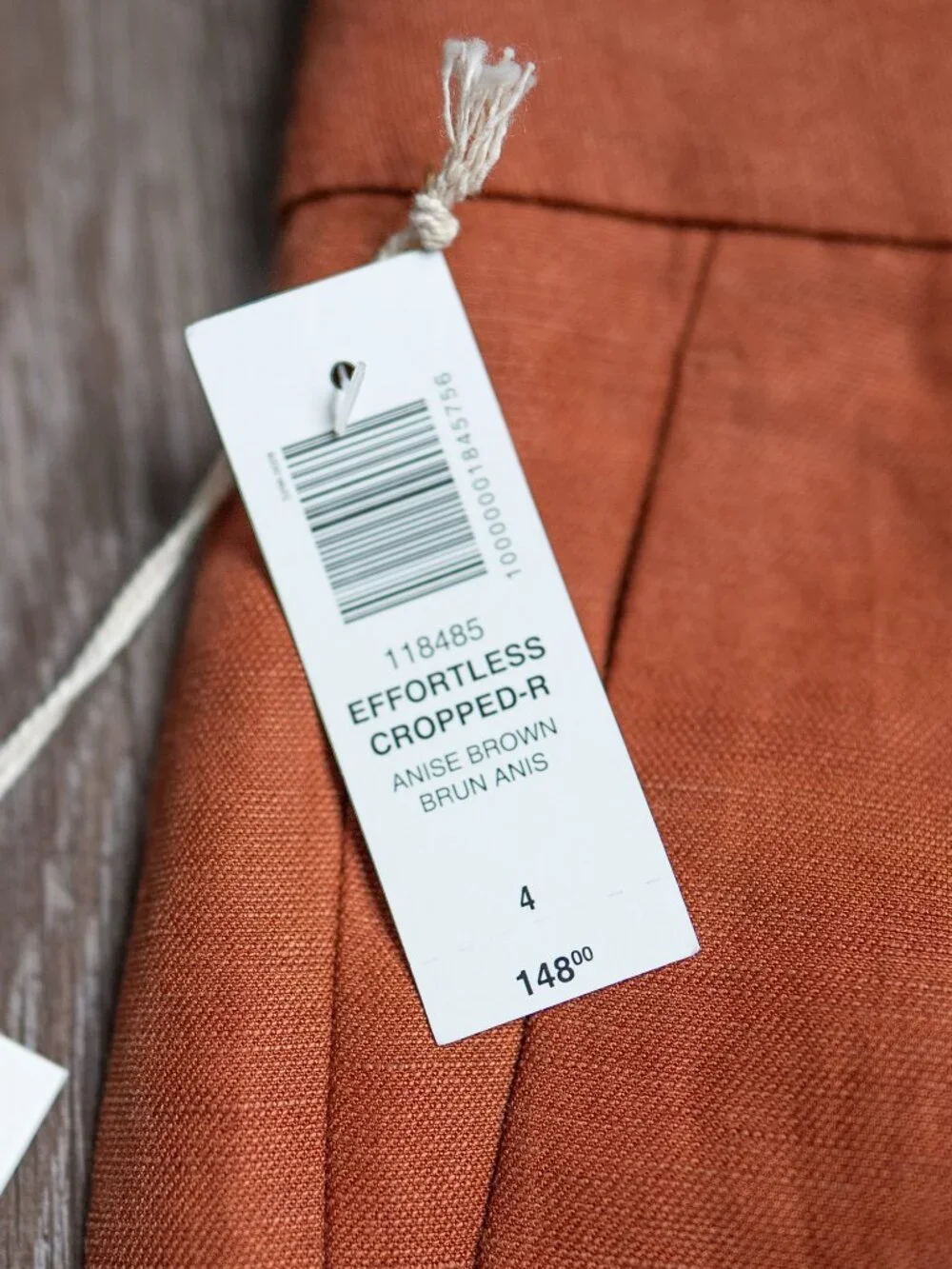 Wilfred Linen Effortless Pant in Anise - size 4